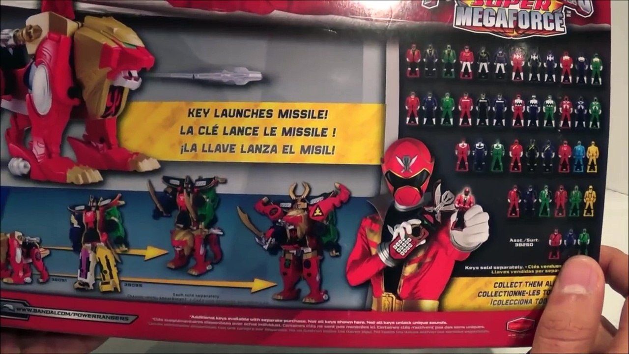 Wild Force Red Lion Review [Power Rangers Super Megaforce]
