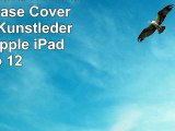 Weißes Pferd rennt auf Wiese Case Cover  Folio aus Kunstleder für das Apple iPad Pro 12