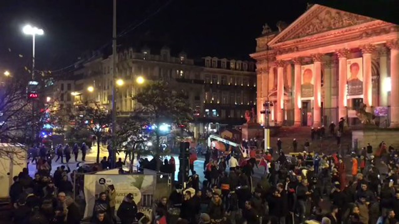 Moroccan Soccer Fans Clash with Brussels Police After World Cup Qualifier