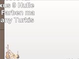 WildTech Sleeve für Google Nexus 9 Hülle Tasche  17 Farben made in Germany  Türkis
