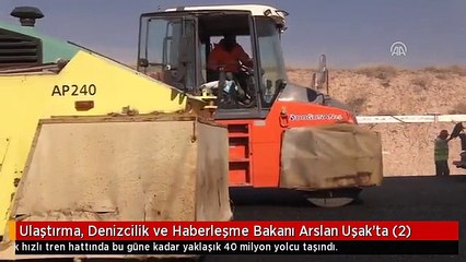 Download Video: Ulaştırma, Denizcilik ve Haberleşme Bakanı Arslan Uşak'ta (2)