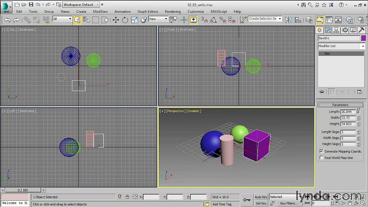 3ds max beginner tutorials | units