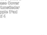 Weißes Pferd rennt auf Wiese Case Cover  Folio aus Kunstleder für das Apple iPad Mini 4