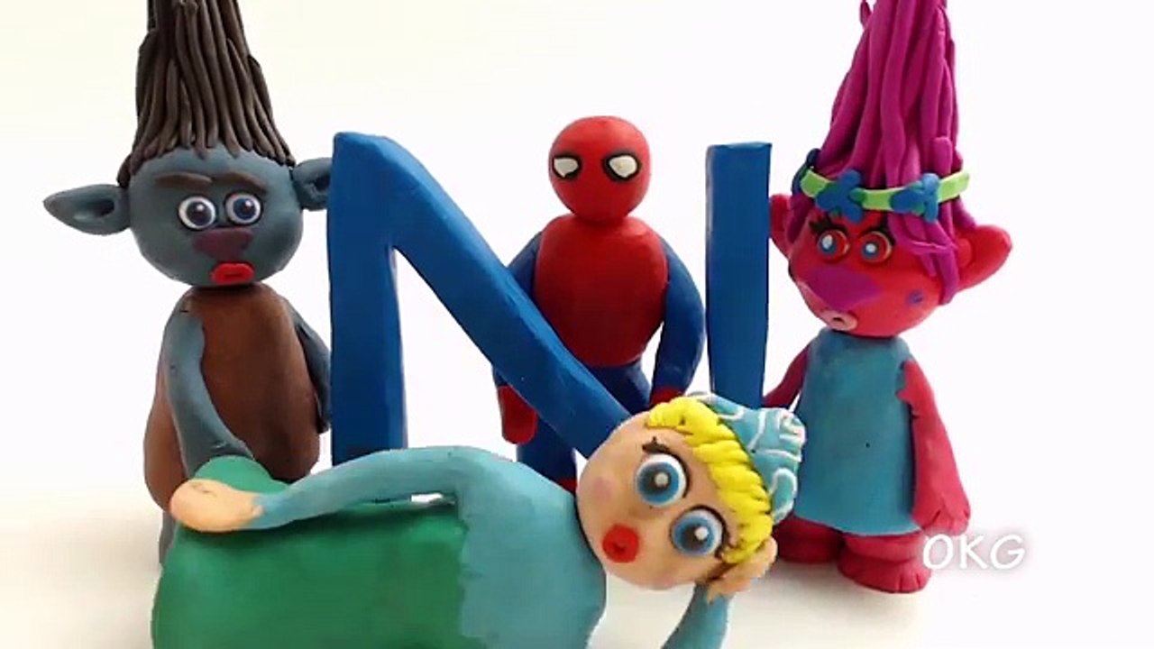 Baby SpongeBob Learn ABC In Real Superhero Baby Life Episodes Play Doh Cartoon Animation