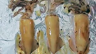 Hướng dẫn cách làm mực nhồi cơm sốt teriyaki cực ngon - Plum squid with rice and teriyaki