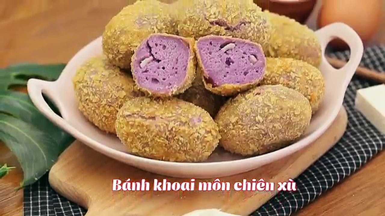 Hướng dẫn cách làm món BÁNH KHOAI MÔN CHIÊN XÙ _ Feedy TV