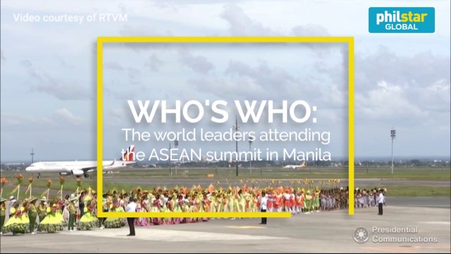 Who's who: The world leaders attending the ASEAN summit in Manila