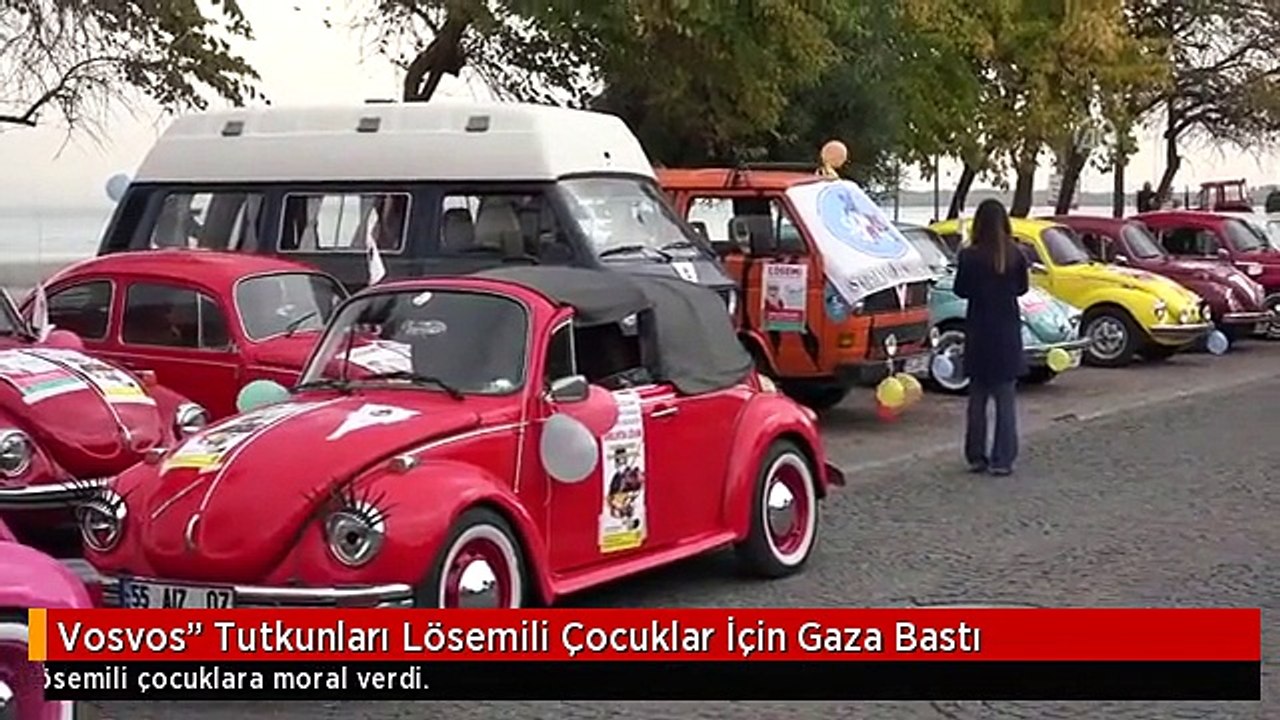 Vosvos" Tutkunları Lösemili Çocuklar İçin Gaza Bastı