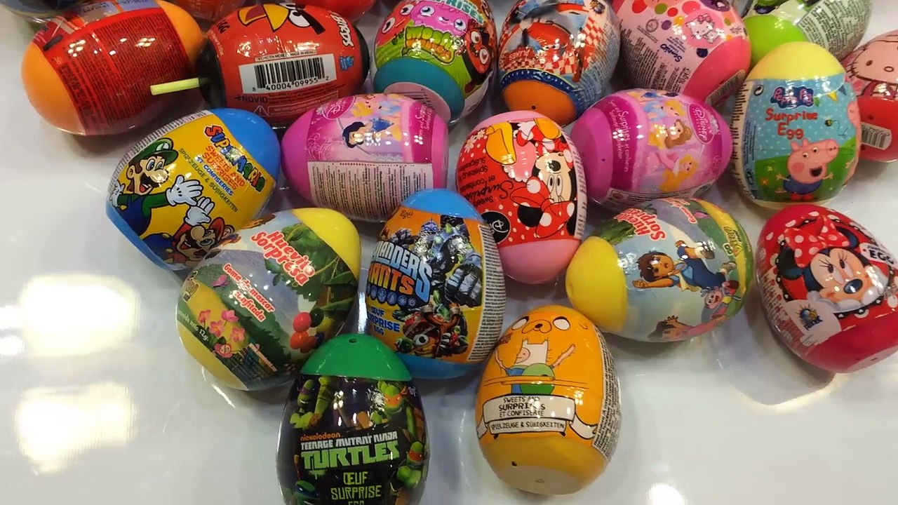 25 DE OUA SURPRIZA OUA KINDER CU SURPRIZA new, PEPPA, MASINUTE, PRINTESE, MICKEY MOUSE