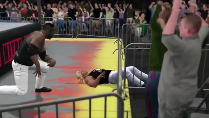 Goldberg vs Hogan WCW championship recreation with real commentary