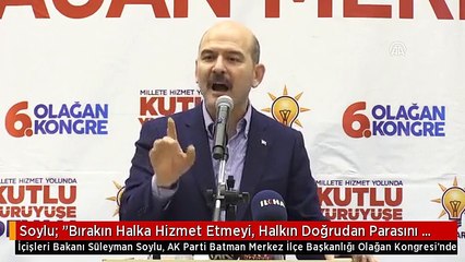 Soylu: "Bırakın Halka Hizmet Etmeyi, Halkın Doğrudan Parasını Malını Gasp Etmişler"