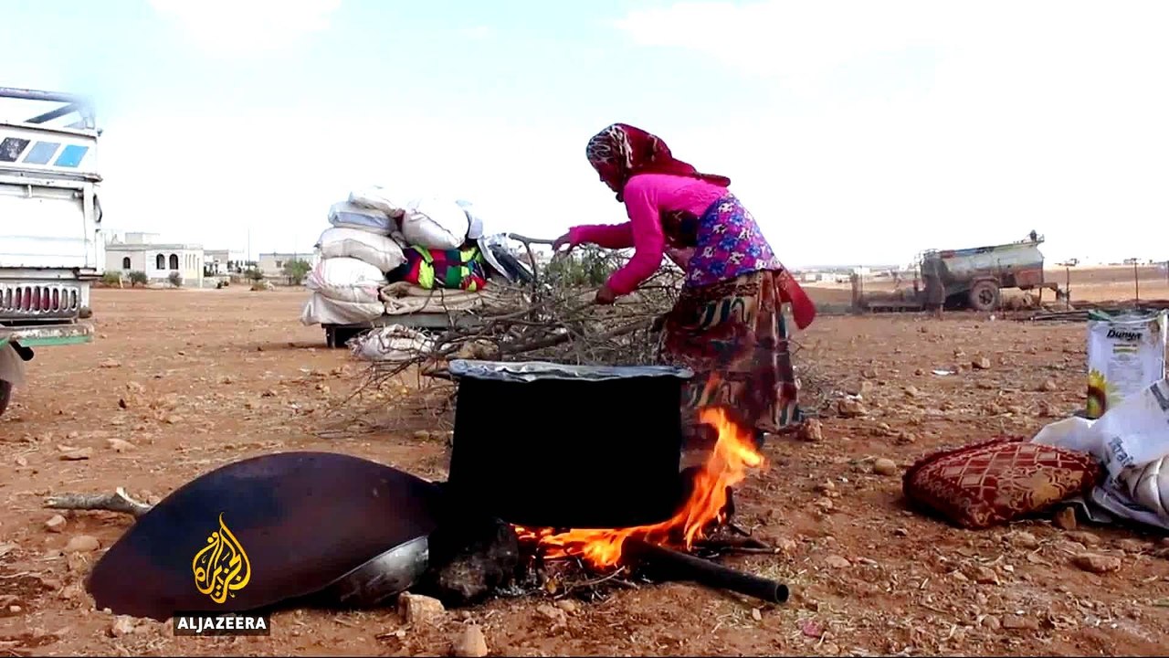 Displaced Aleppo resident: ‘Syrian army is targeting us with air strikes’