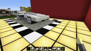 Minecraft Vehicle Tutorial - How to Build : Lamborghini Aventador.