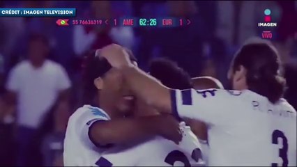 Le golazo de Ronaldinho en match de charité