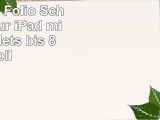 V7 TUC208BLK14E Slim Universal Folio Schutzhülle für iPad mini 13  Tablets bis 8 Zoll