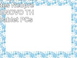 SCHWARZES spritzwassergeschütztes Neopren Etui für LENOVO THINKPAD 8 Tablet PCs