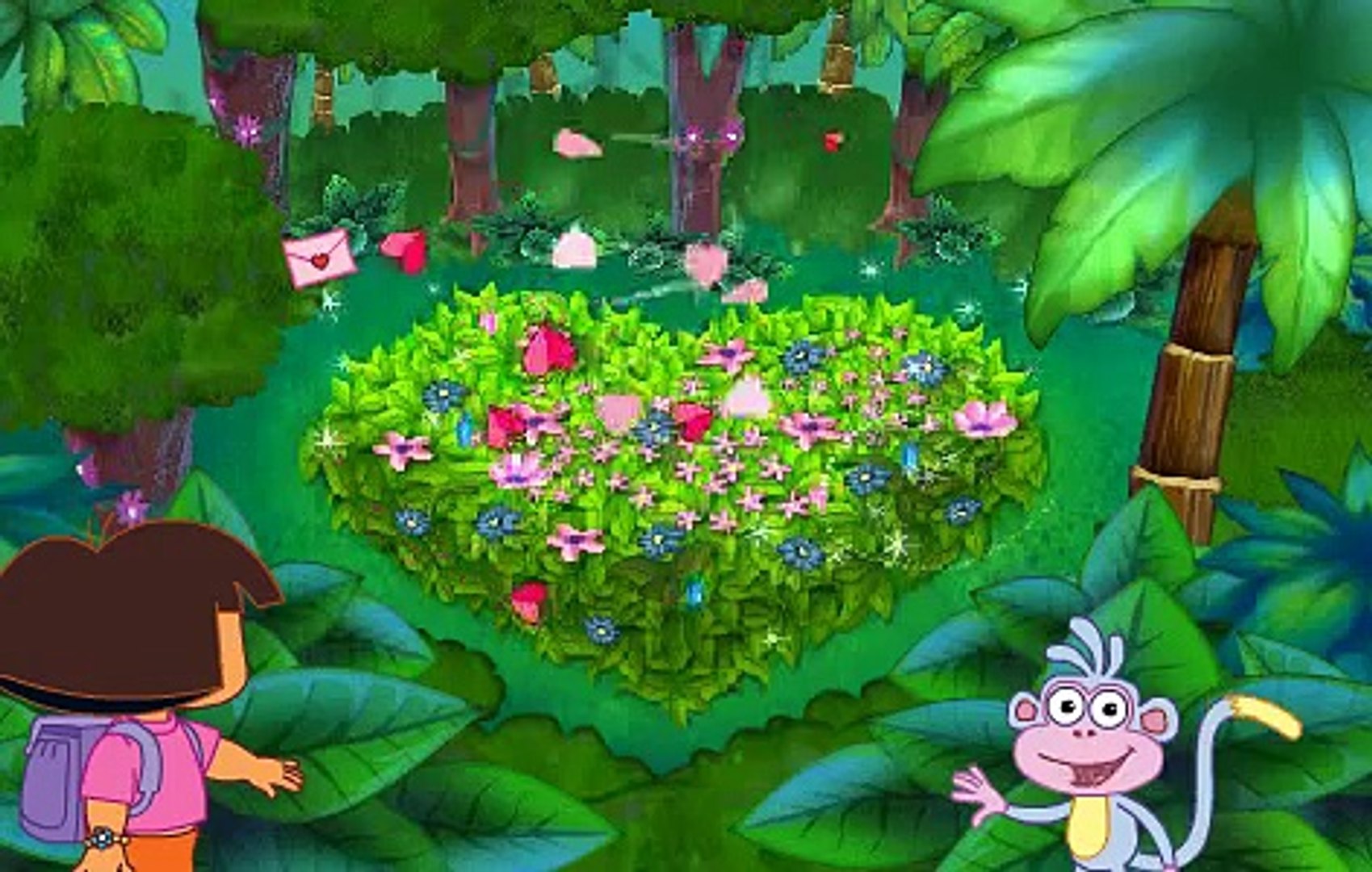 Dora and the Lost Valentine - Dora the Explorer Valentines Day Adventure  Cartoon Video Game * - Dailymotion Video