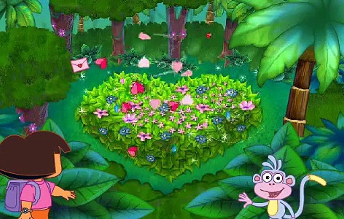 Dora and the Lost Valentine - Dora the Explorer Valentines Day Adventure Cartoon Video Game *
