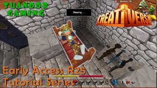 Ep1: Survive the First Day & Night - Creativerse Tutorial Series (R25)