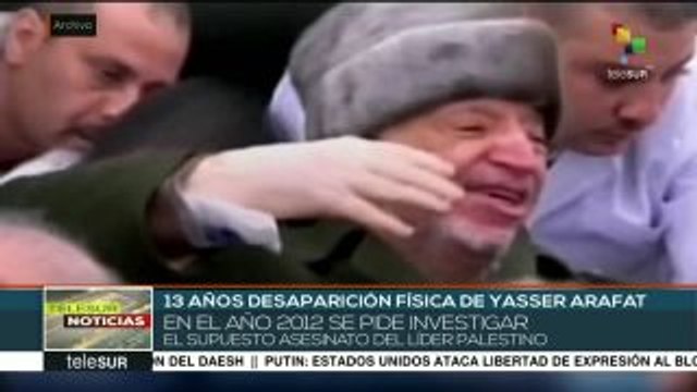 Hace 13 años falleció el líder palestino Yasser Arafat