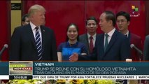 Donald Trump se reúne con el presidente de Vietnam, Tran Dai Quang