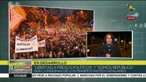 Barcelona: 750 mil catalanes exigen libertad de líderes políticos