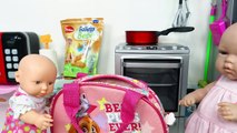 Bolso Pañalera Soy Luna y Patrulla Canina comiditas para un día fuera de casa Videos bebés y muñecas