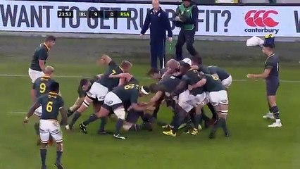 L'Irlande laisse l'Afrique du Sud à trois points pour succès historique