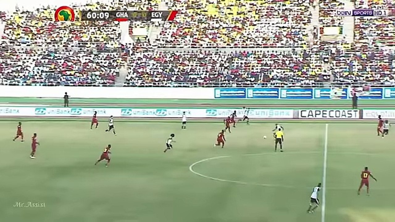 اهداف مصر وغانا 1-1 شيكابالا يُسجل 12-11-2017 تصفيات كأس العالم