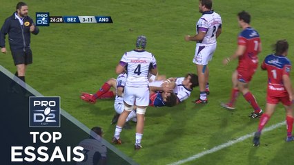 TOP Essais de la J12 – PRO D2 – Saison 2017-2018