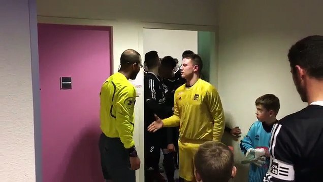 Protocole d'avant match SENIORS 1 - LAUZES FC