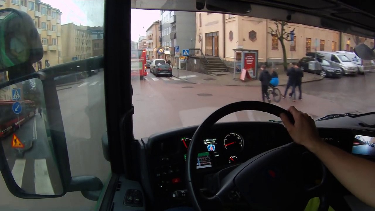 Truck Driving - Beer delivery for Christmas, GoPro trucker POV view. Full HD new