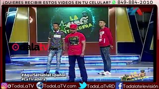 Liondy Ozoria Rapiando con los jueces de La tiradera-Aquí Se Habla Español-Video