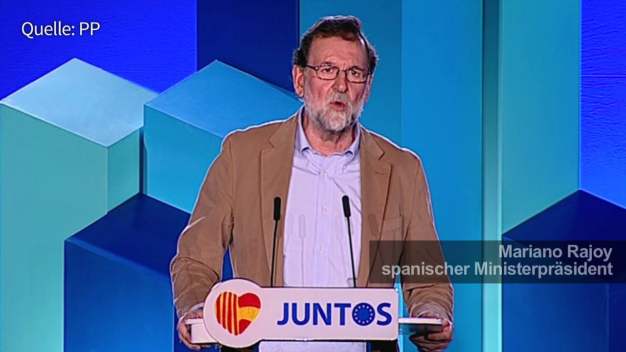 Rajoy beschwört in Barcelona Einheit Spaniens