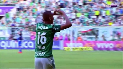 2-0  	Deyverson Goal Brazil  Série A - 12.11.2017 Palmeiras 2-0 CR Flamengo