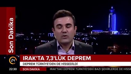 Irak'ta 7.3'lük deprem