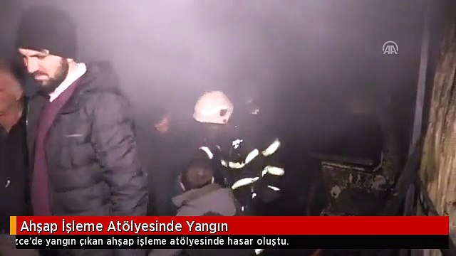 Ahşap İşleme Atölyesinde Yangın