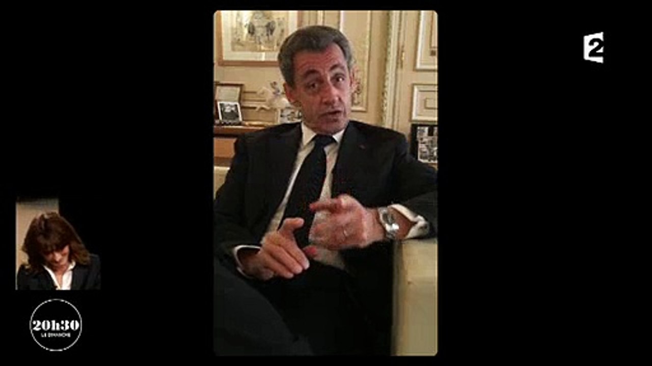 Carla Bruni-Sarkozy les larmes aux yeux en direct face à Laurent Delahousse sur le plateau de France 2