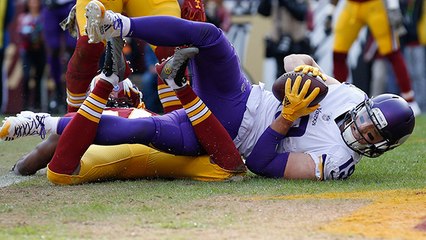 Vikings play leap frog after Thielen's touchdown
