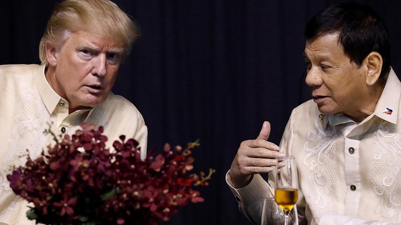 Proteste in Manila: 'Verbannt Trump von den Philippinen'