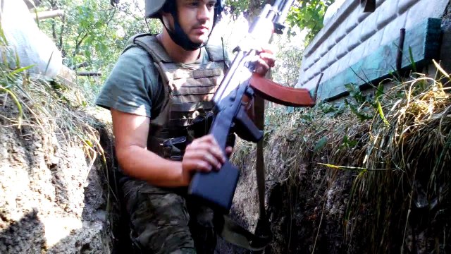 Авдеевка Французские добровольцы ДНР в бою/Avdeevka DPR French volunteers in fight