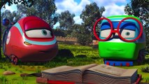 Race Car Ethan and The kids Super Heroes! My Magic Pet Trains Animations For Kids