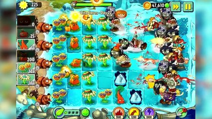 Frostbite Caves Day 22 Walkthrough - Plants vs Zombies 2