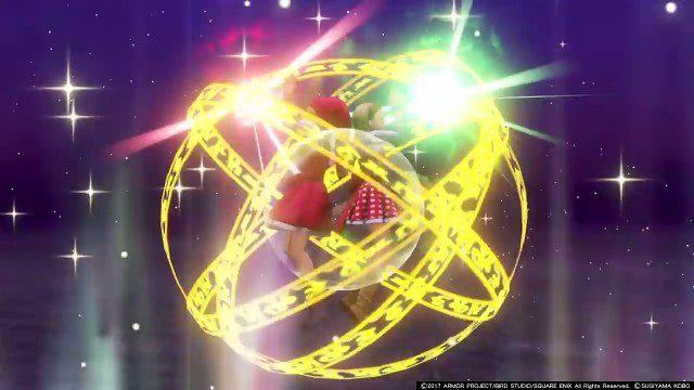 【ドラクエ11】連携技 クロスマダンテ セーニャ&ベロニカ めっちゃ強いけど、MP0になるからあまり使えない。でも大人ベロニカ見たさに使うでしょ.w ドラゴンクエストXI　過ぎ去り