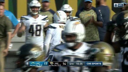 Nick Novak's 50-yard field goal gives Chargers lead