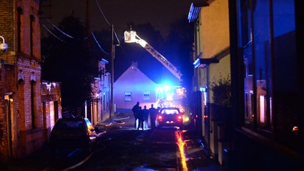 Incendie à Jemappes avec une victime