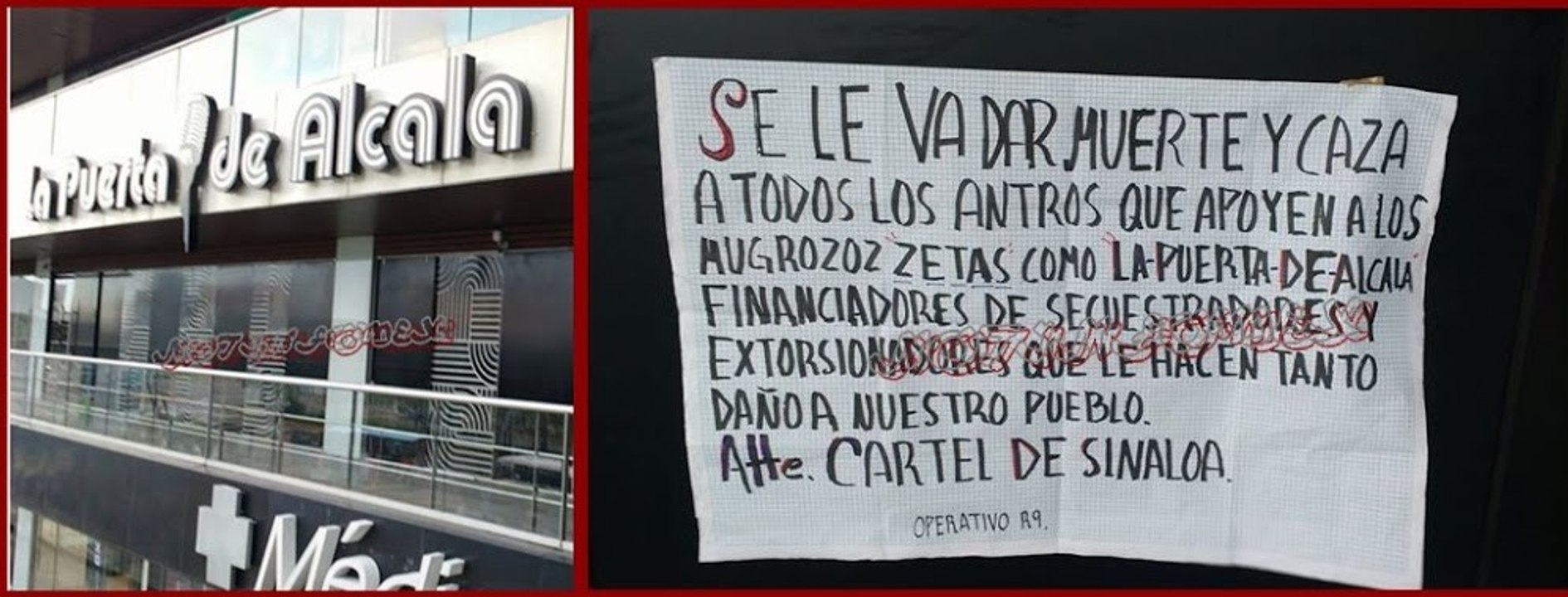 Con amenazas a antros, en narcomanta anuncia el C.D.S su llegada a Veracruzzz+++