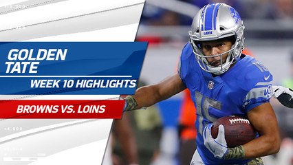 Golden Tate highlights | Week 10