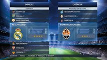 Real Madrid - Shakhtar Donetsk [PES new] | C1 League new-2016 (Grpe A - 1e Journée) | CPU Vs. CPU