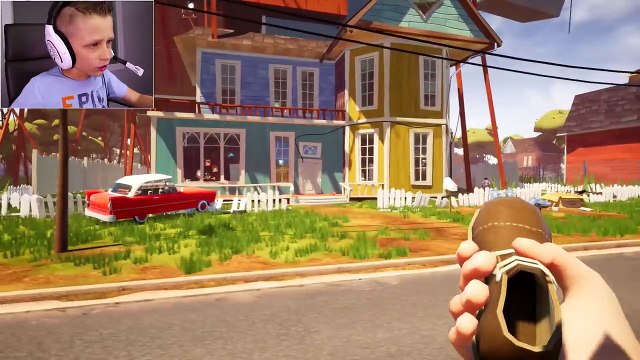 I FOUND the KEY CARD to Neighbours BASEMENT!!! Hello Neighbor / Neighbor CHASES ME!